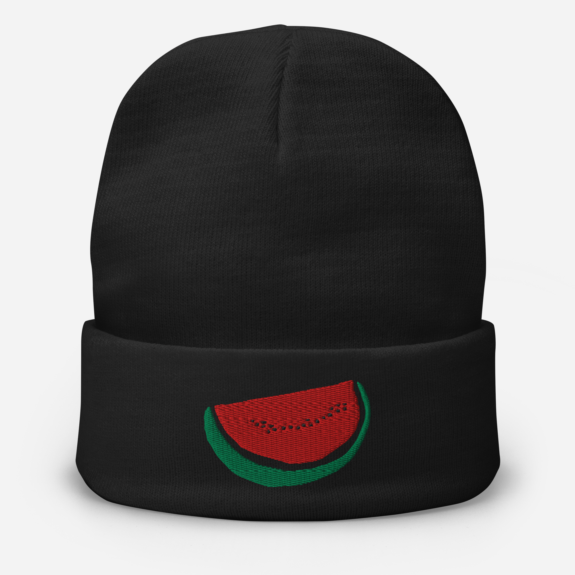 EMBROIDERED WATERMELON BEANIE