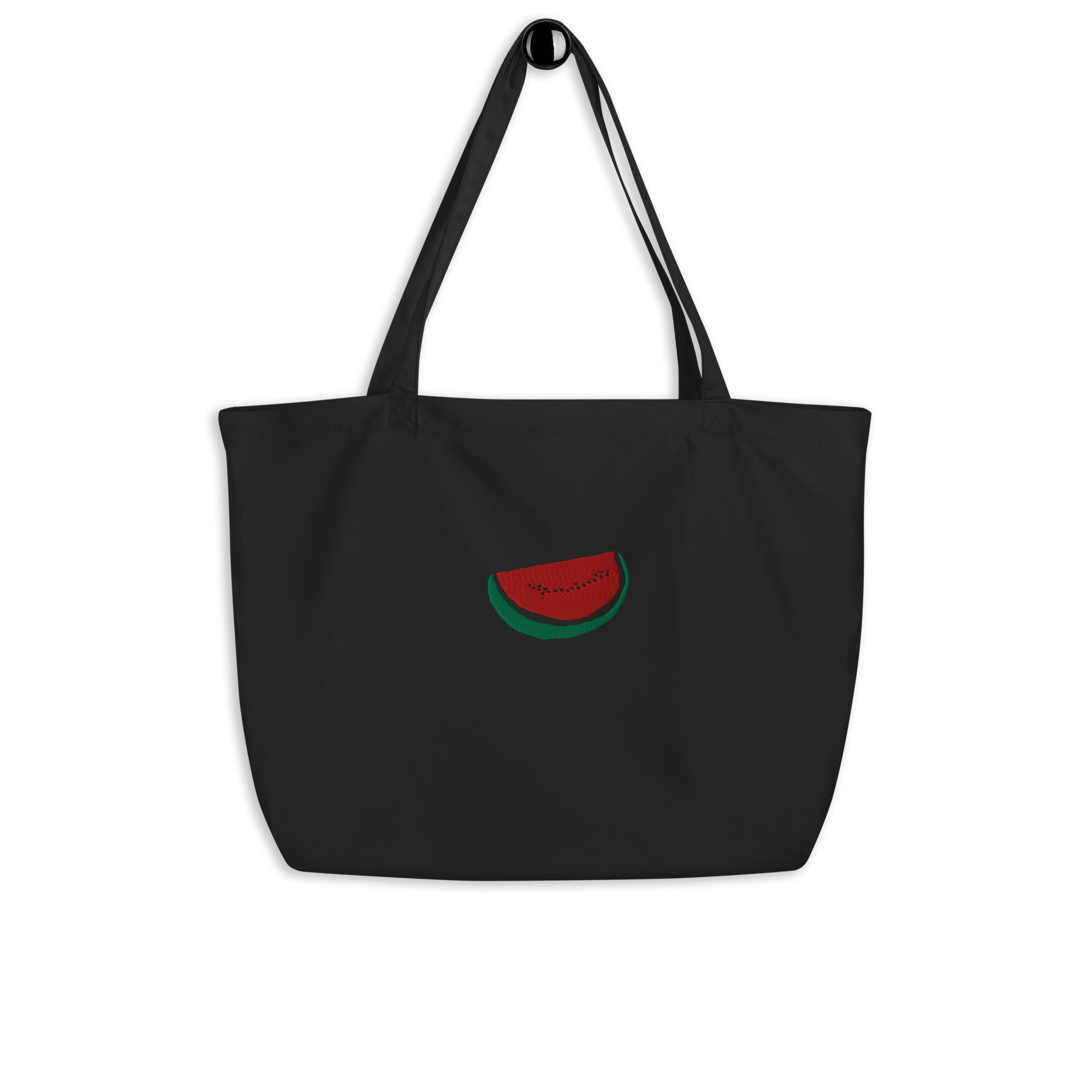 EMBROIDERED WATERMELON TOTE BAG