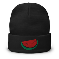 EMBROIDERED WATERMELON BEANIE