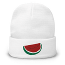 EMBROIDERED WATERMELON BEANIE