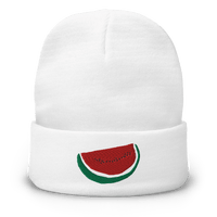 EMBROIDERED WATERMELON BEANIE