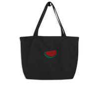 EMBROIDERED WATERMELON TOTE BAG